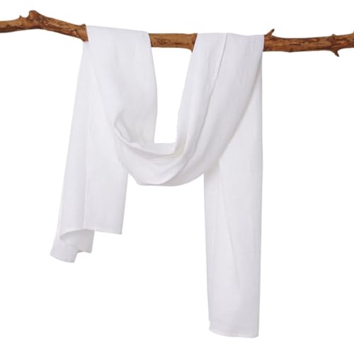 Amazhiyu Women's 100% Linen Large Scarf Wraps Long Scarves Shawl 70'' x 23.5'' (L x W)