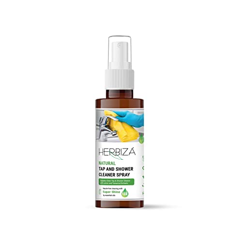 Herbiza Natural Tap and Shower Cleaner Spray 200 ml | Natural Bathroom Cleaner Spray | Bathroom Cleaner | Tap, Tiles, Shower, Basin, Faucet Cleaner| Herbiza Natural Home Cleaners | Removes Limescale (B0BW9STKFF) Amazon Price History, Amazon Price Tracker