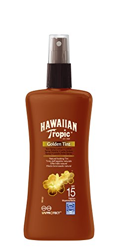 Hawaiian Tropic GOLDEN TINT SUN SPRAY LOTION SPF