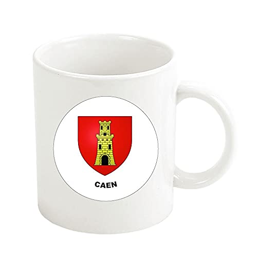 MUG . SHIELD HERALDIC SHIELD CAEN CALVADOS FRANCE
