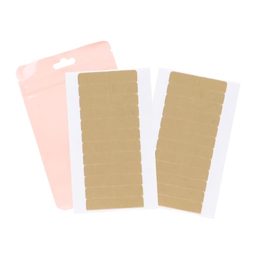 Image of GOO GOO Hair Extension Tape Double Sided Adhesive Replacement Tape, Professional Strong Tapes for Tape in Hair Extensions 24pcs, 1.6 * 0.3inch per Piece