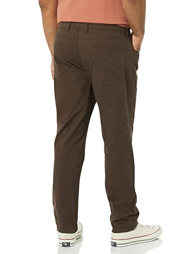 Amazon Essentials Men's Skinny Fit 5-Pocket Comfort Stretch Chino Pants, Brown, 32W x 29L - image 2