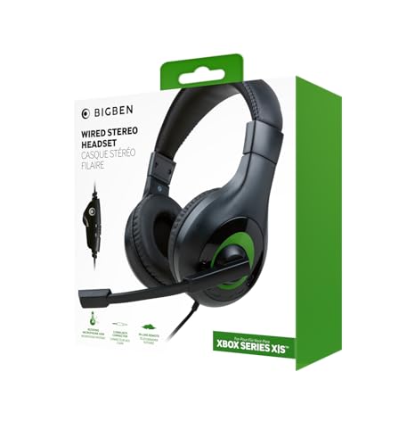 Nacon - Auriculares Gaming Estéreo con cable para XBOX X - XBOX One y XBOX S - Negro (Xbox Series X)