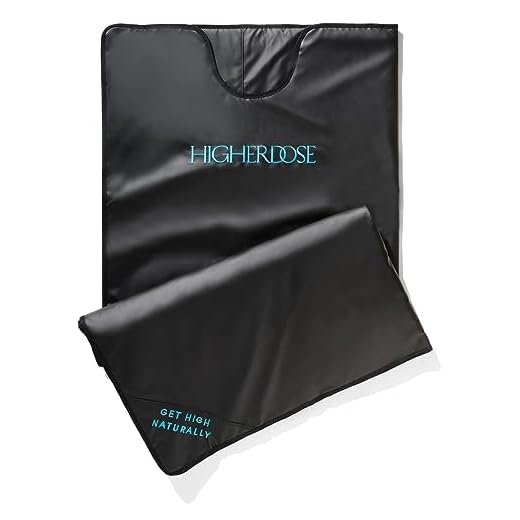 HigherDOSE Infrared Sauna Blanket - Personal Sauna to Relax & Detox Your Body and Mind - Portable Sauna Blanket for Home Sauna Therapy - Plush Thermal Blanket with Far Infrared Heat