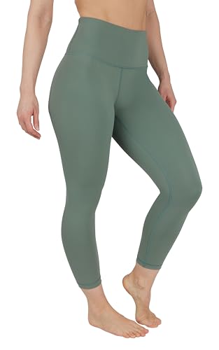Image of 90 Degree By Reflex Womens High Waisted Leggings Capri Workout Yoga Pants