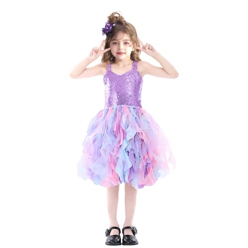 HB HBB MAGIC Tutu Sparkly Sequin Dress Girls Toddler Prom Birthday Party Formal Fancy Pink Dresses4