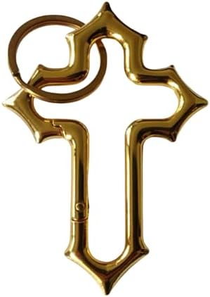 Cross Carabiner Clip Keychain,Y2K Cute Christian Keychain,Key Ring Holder for Purse Wallet Bag Punk Grunge Gift image 4