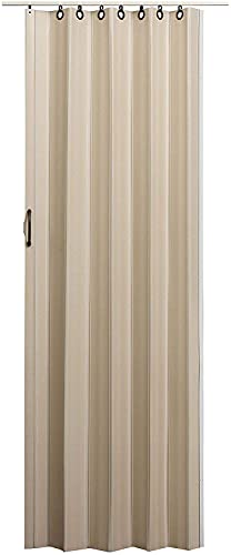 LTL Home Products DECO3680L Homestyle Deco PVC Vinyl Folding Accordion Door, 36" x 80" Linen