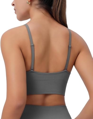 Image of Deep V-Neck Adjustable Women's Sports Bra