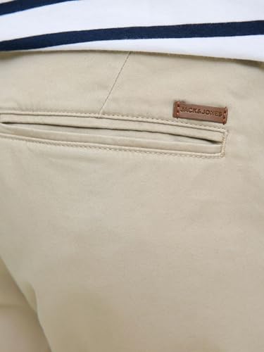 JACK & JONES Herren Chino Shorts Regular Fit 12165604,Crockery,M – Ansicht 6