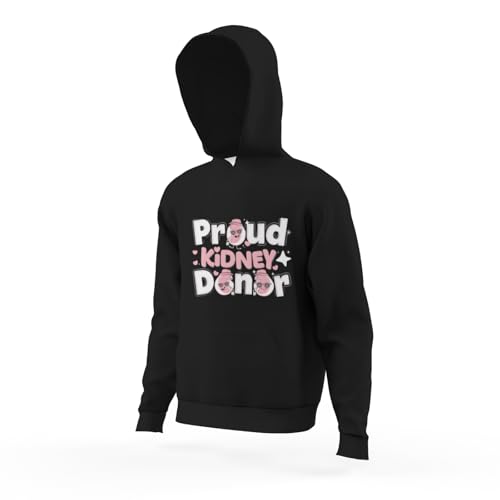 Kids Proud Kidney Donor Kidney Disease Awareness Boys Girls Lightweight Kangaroo Pocket Fleece Hoodies 5