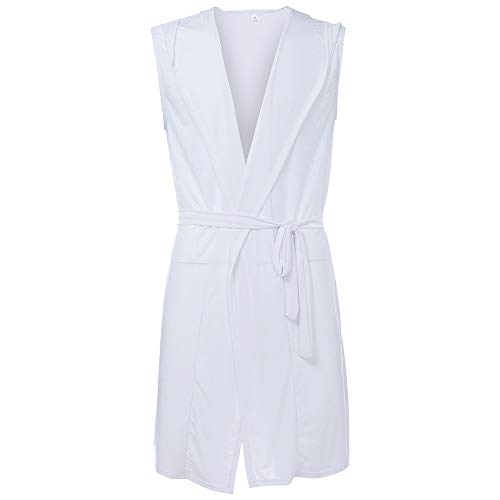 Vacally Men's Fashionable Sexy Underwear Bathrobe Casual Home Clothes Pajamas