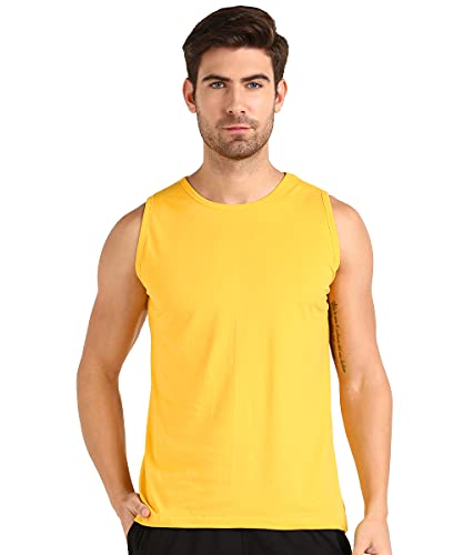 Image of Rock Paper Scissors Men Vest Cotton Workout Wear Gym Vest