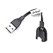 vhbw Ladekabel Ladestation kompatibel mit Xiaomi Mi Band 3 Smartwatch, Fitnesstracker Ersatzkabel Datenkabel
