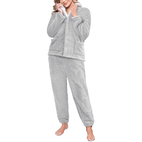 RITOSTA Women's Winter Fluffy Fleece Pyjamas Cover