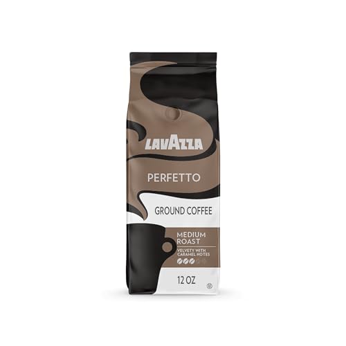 Lavazza Perfetto Ground Coffee Blend, Dark Roast, 100% Arabica, Full-bodied, 12 oz Lavazza Perfetto Ground Coffee Blend, Dark Roast, 100% Arabica, Full-bodied, 12 oz