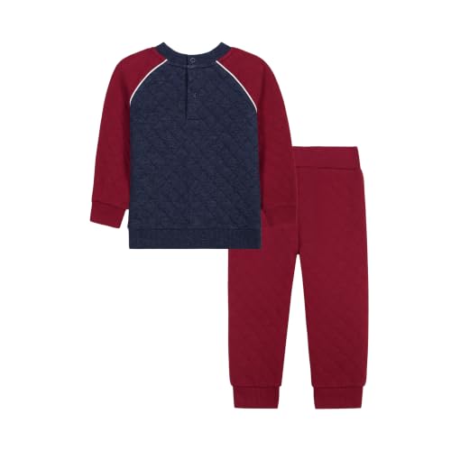 Image of Tommy Hilfiger Baby Boys' 2-piece Fleece Set, Sweatshirt and Jogger Sweatpant