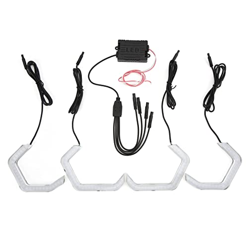 Ampia applicazione: il kit LED Angel Eye è un sostituto perfetto per i fari M2 M3 M4 M5. Nota: sono necessari retrofit o modifiche.
