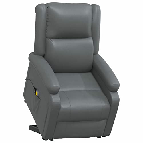 Tidyard Power Lift Massage Recliner With Adjustable Footrest And Side Pocket, Faux Leather Sofa Chair, Reclining Armchair For Living Room, Watching Tv 27.6 X 35.2 X 39 Inches (W X D X H) #TOP1