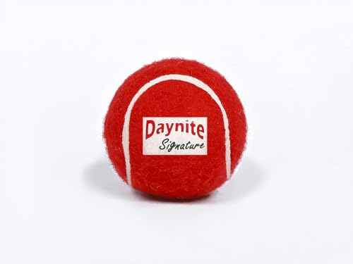 Image of Daynite Rubber The Super Cricket Tennis Heavy Weight Cricket Ball Red (Pack of 2)