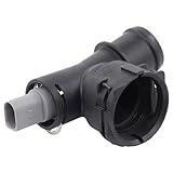 MOTOKU Radiator Coolant Water Hose Pipe Connector Coupler Flange for Audi A3 S3 TT TTS Q3 for Volkswagen Golf GTI Tiguan Atlas 2013-2020