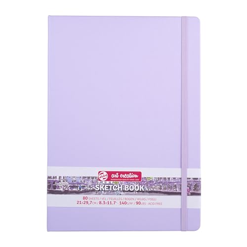Talens Art Creation Sketchbook 80 Sheets, 21 cm x 30 cm, Pastel Violet