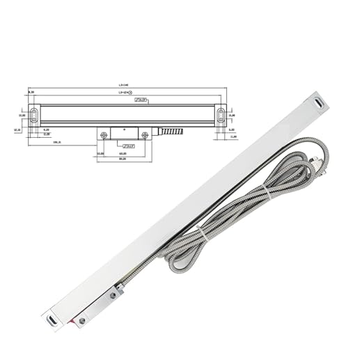 Linear Scale KA35 450mm~800mm 0.005mm 5μm 5V TTL miniatura 3