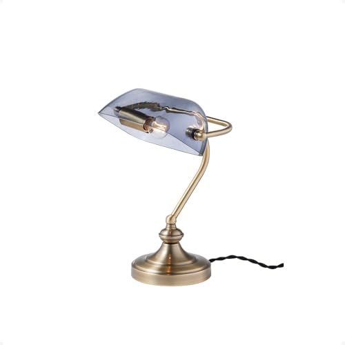 ARTWORKSTUDIO �A�[�g���[�N�X�^�W�I Bankers lamp S �o���J�[�Y�����vS AW-0638 1�� E17 7.5W �K���X �X�`�[�� �^�b�`�X�C�b�` ���� �f�X�N�����v (CGY (�N���A�O���[), �d���Ȃ�)