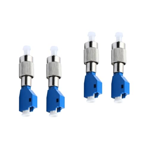 Adaptadores de FC macho Tofficu para redes ópticas y telecomunicaciones con aislador, 4 piezas