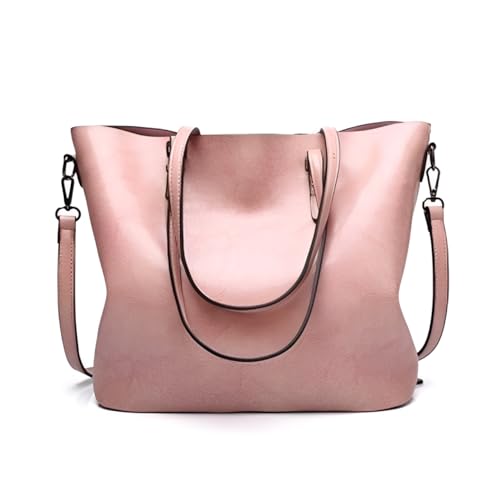 Image of Women's Handbag Tote Bag Premium PU Leather Shoulder Bag with Top Handle & Detachable Strap - Stylish Large Capacity Purse for Office, Casual & Party Use
