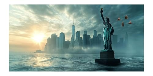Broderie Kit Complet Diamond Painting New York : Le cadeau créatif idéal en 70x140cm
