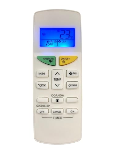 Image of Upix AC Remote No. 132B (with Backlight), Compatible /Replacement for Daikin AC Remote Control (Exactly Same Remote Will Only Work)