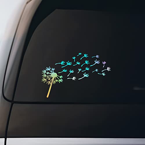 Dandelion Flying Sticker Vinyl Decal Notebook Car Window Laptop 8' x 5.5' |...