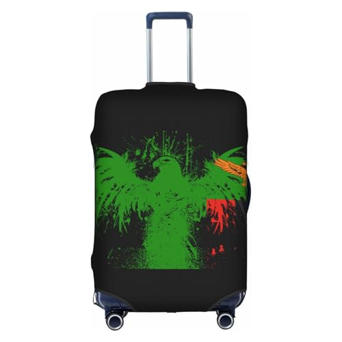 Travel Luggage Cover Zambia Zambian Flag Fashion Washable Baggage Suitcase Protector Fit For Luggage Small