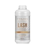 600ml Lash Shampoo Bulk, Eyelash Cleanser for Extensions, Gentle Sodium Cocoyl Alaninate Formula for Sensitive Skin, Non-Irritating Makeup Remover, Best for Salon and Home Use (600ml)