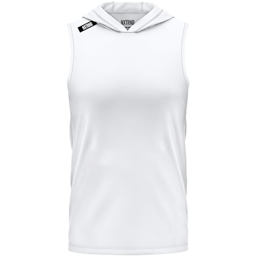 Nxtrnd Team Men's Lightweight Sleeveless Hoodie, Relaxed Fit, Polyester Blend