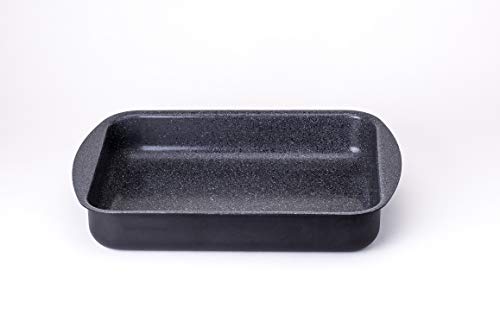 Ceramic Coated Roasting Pan/Lasagna Pan - With Natural Nonstick Coating, Safe For Stovetop And Oven Use / 14 X 10.5 X 2.7 Inch #TOP7