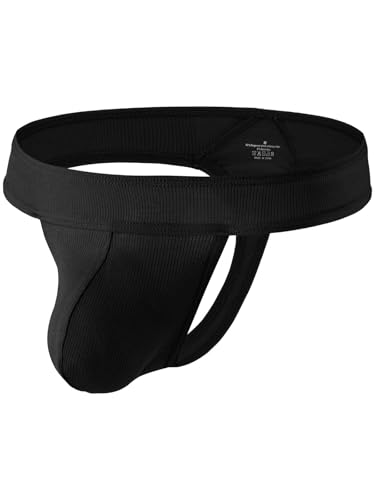 Summer Code Uomo Intimo Perizoma a Coste Uomo Mutande Slip Maschile Tanga Mutande Perizomi Traspirante Vita Bassa G-String, Nero, M Summer Code Uomo Intimo Perizoma a Coste Uomo Mutande Slip Maschile Tanga Mutande Perizomi Traspirante Vita Bassa G-String, Nero, M