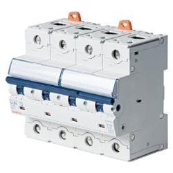 Gewiss GW93349 Disjoncteur Tétrapolaire 4P C125 pour Tableau Électrique Triphasé