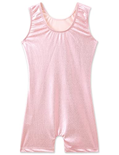 Image of TENVDA Girl's One Piece Swimsuit Sparkle Sleeveless One-Piece Bathing Suits Swimwear for Kids 2-12 Years Old