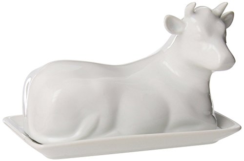 Bijou Ceramic Cow Butter Dish