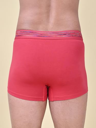 Image of Rupa Colors Solid Trunk for Men, Cotton Blend, Outer Elastic, Regular Fit, Pack of 1