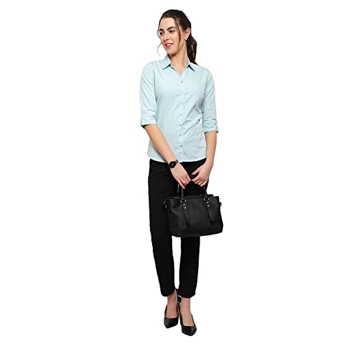 Image of Blue Ronin Women 3 /4 Sleeve Stylish Western Official Formal Shirts Regular fit Shirts for Women