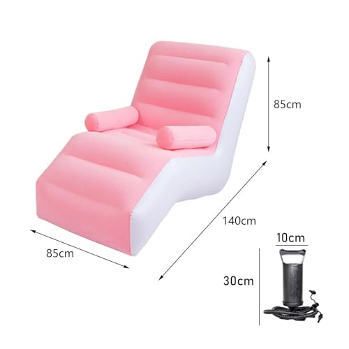 Fauteuil-canapé pliable extérieur rose : assise portable confortable et structure imperméable - 4
