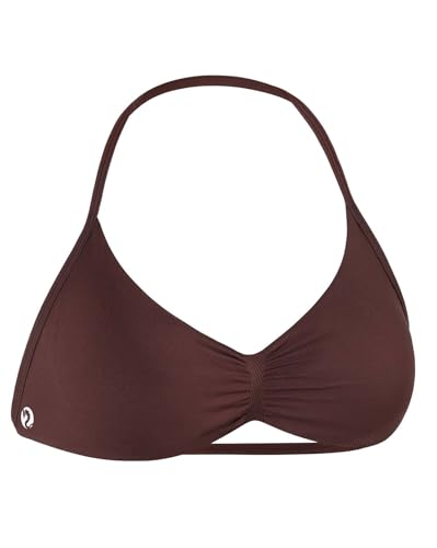 Image of AUROLA Influence Strappy Bra Sports Bras for Women, Backless Padded Impact Strappy Bra Workout Gym Yoga with Removable Cups