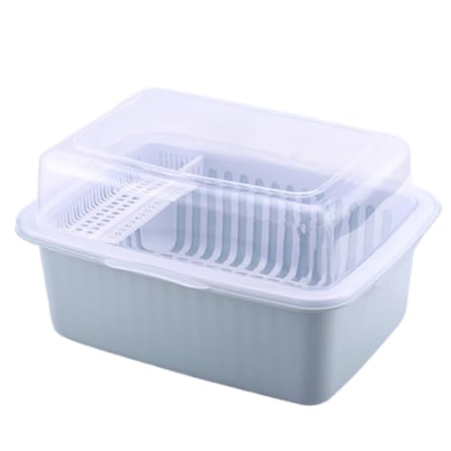 IWEJ �H�퐅�؂胉�b�N �u���[ �~�f�B�A���T�C�Y �t�^�t�� �����ĕt�� ��e�� �R�ۖh�o�h�� �v���X�`�b�N�� �H����[�����{�b�N�X �L�b�`���p �ƒ�Ɩ��p (�傫��,�u���[)