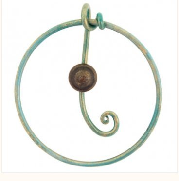 Anneau porte-serviette vert Nuage pour ranger sans abîmer les murs