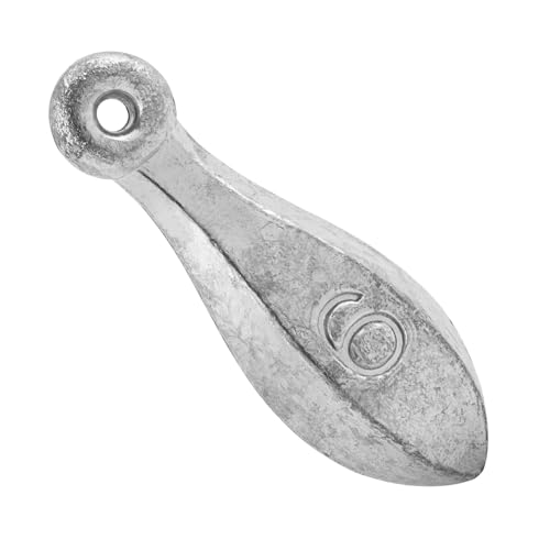 Dr.Fish 5 Pack Bank Sinkers Lead Fishing Weights, Freshwater Catfishing Weights River Channel Surf...