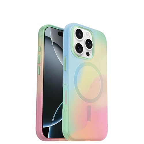 Image of OtterBox Iphone 16 Pro Figura Series Case - Solstice Blue | Hydro-dipped Design, Ultra-Thin, Silicone iPhone Case, MagSafe iPhone Case with Camera Bumper