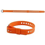 Durlo 4 correas para raquetas de nieve, ajustables...: El paquete incluye: Juego de 4 correas para raquetas de nieve que miden 50 x 2,5 cm, lo suficiente para reemplazo y usos múltiples. Material del producto: Estas correas para raquetas de nieve están hechas de material de silicona de buena calidad, que...